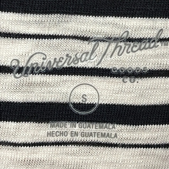 Universal Thread Womens Long T-shirt dress Sm striped short sleeve cotton casual - Picture 4 of 7